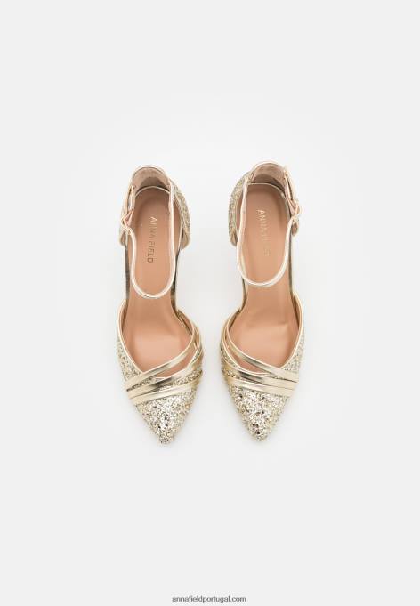 mulheres salto clássico ouro F4BZ0D1702 Anna Field