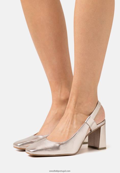 mulheres salto clássico platinado F4BZ0D1752 Anna Field