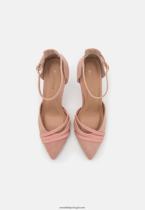 mulheres salto clássico rosa claro F4BZ0D1620 Anna Field