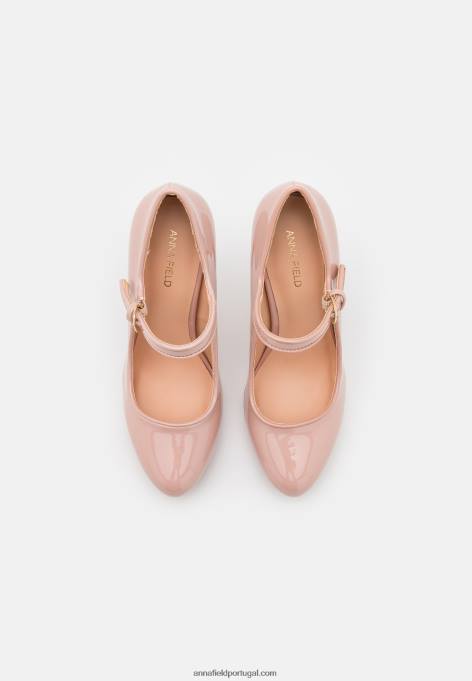 mulheres salto clássico rosa claro F4BZ0D1656 Anna Field