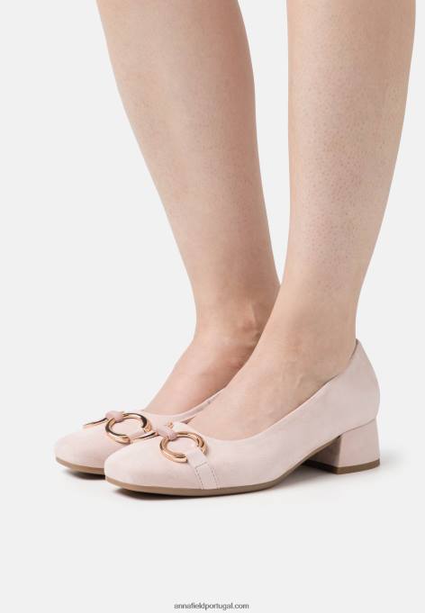 mulheres salto clássico rosa claro F4BZ0D1750 Anna Field