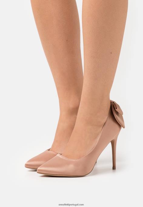 mulheres salto clássico rosa dourado F4BZ0D1676 Anna Field