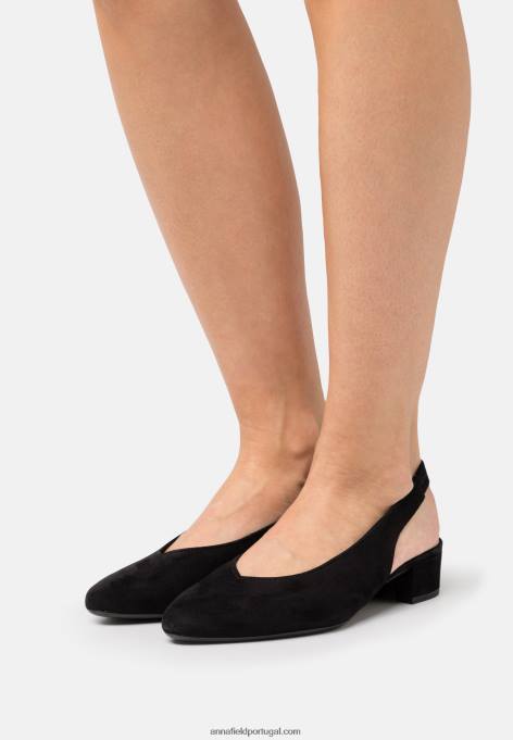 mulheres salto clássico schwarz F4BZ0D1749 Anna Field