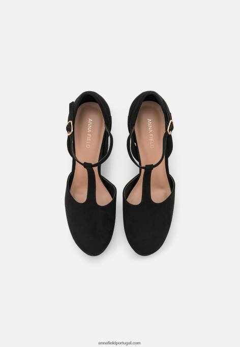 mulheres salto plataforma preto F4BZ0D1736 Anna Field