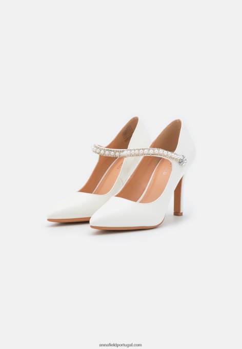 mulheres saltos clássicos off-white F4BZ0D1652 Anna Field