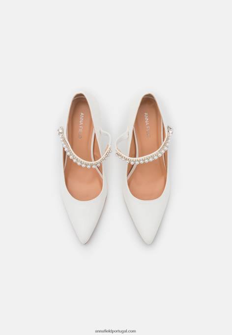 mulheres saltos clássicos off-white F4BZ0D1652 Anna Field