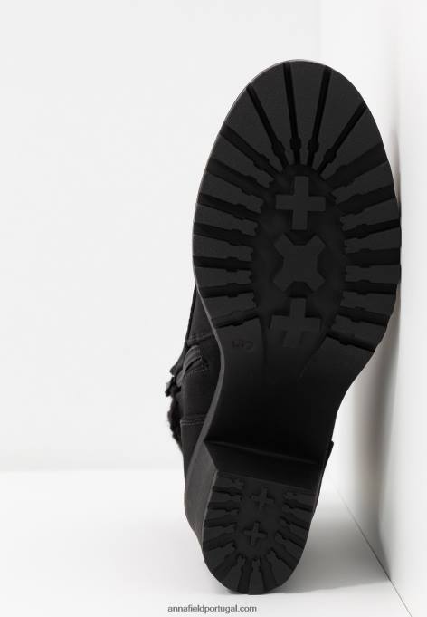 mulheres bota de inverno bota plataforma preta F4BZ0D2044 Anna Field