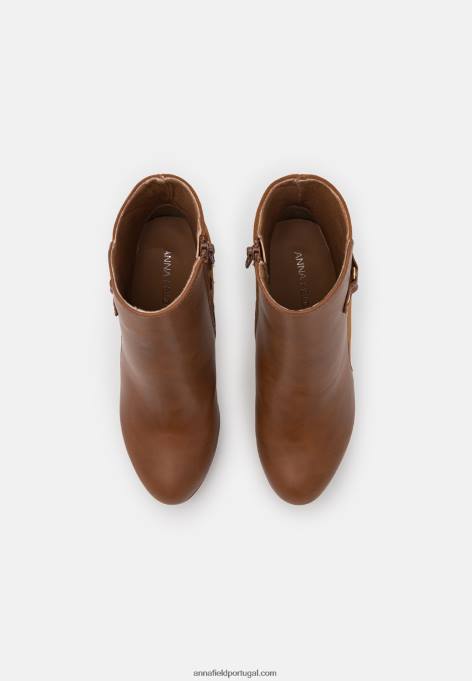 mulheres bota plataforma conhaque F4BZ0D1927 Anna Field