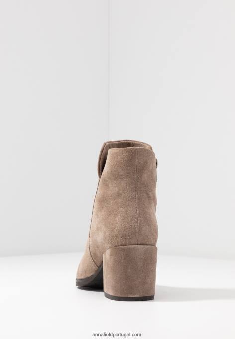 mulheres botas de couro bege F4BZ0D1931 Anna Field
