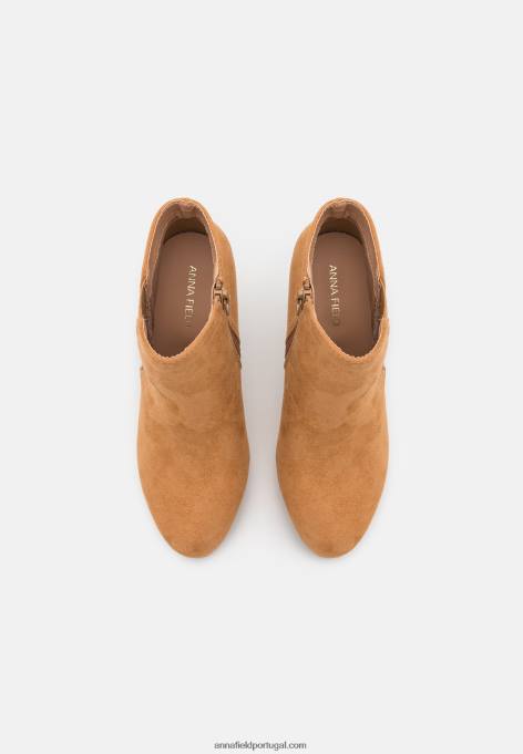 mulheres botas de salto alto bege F4BZ0D1947 Anna Field
