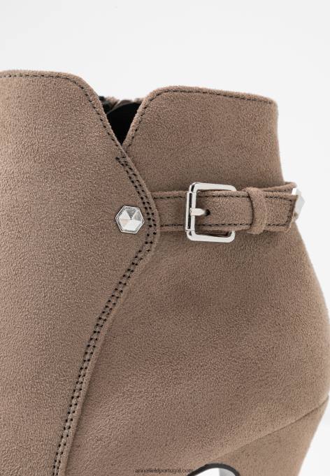 mulheres botas de salto alto taupe F4BZ0D1987 Anna Field