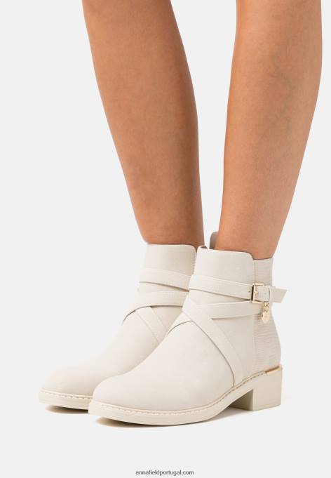mulheres botins bege F4BZ0D2010 Anna Field