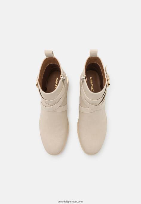 mulheres botins bege F4BZ0D2010 Anna Field