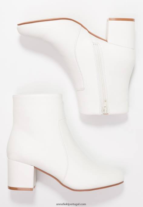 mulheres botins brancos F4BZ0D1890 Anna Field