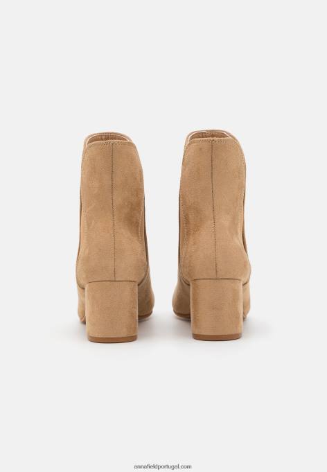 mulheres botins clássicos bege F4BZ0D1892 Anna Field