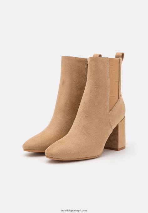 mulheres botins clássicos bege F4BZ0D1937 Anna Field