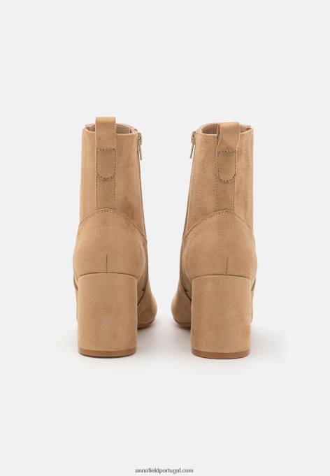 mulheres botins clássicos bege F4BZ0D1937 Anna Field