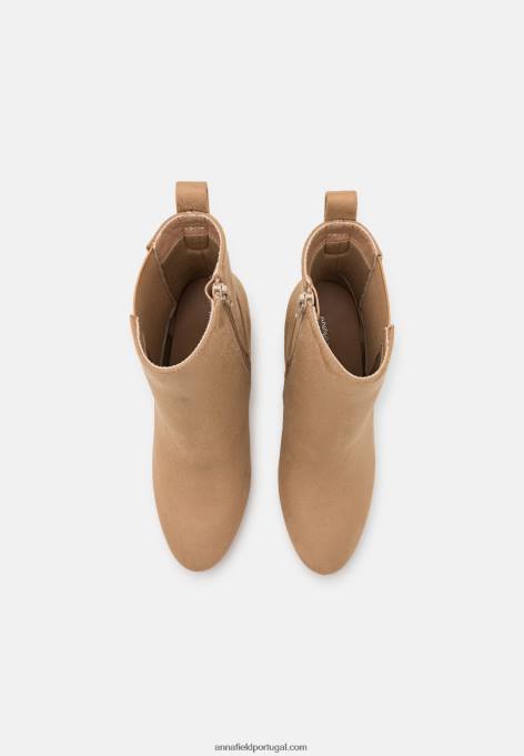 mulheres botins clássicos bege F4BZ0D1937 Anna Field