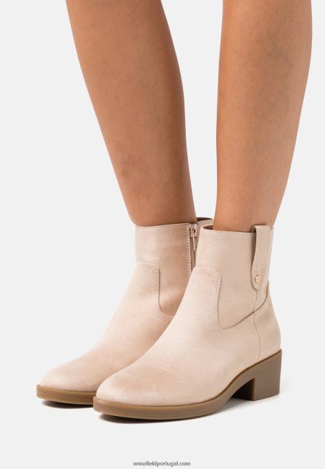 mulheres botins clássicos bege F4BZ0D1942 Anna Field