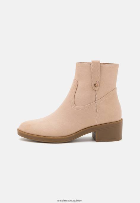 mulheres botins clássicos bege F4BZ0D1942 Anna Field