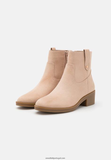 mulheres botins clássicos bege F4BZ0D1942 Anna Field