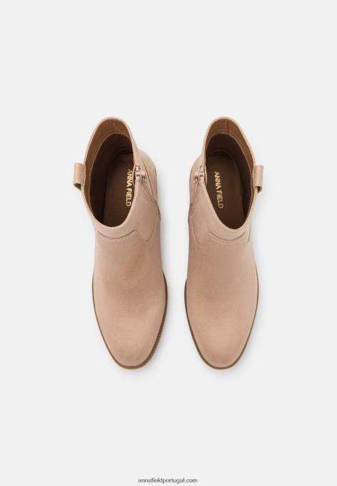 mulheres botins clássicos bege F4BZ0D1942 Anna Field