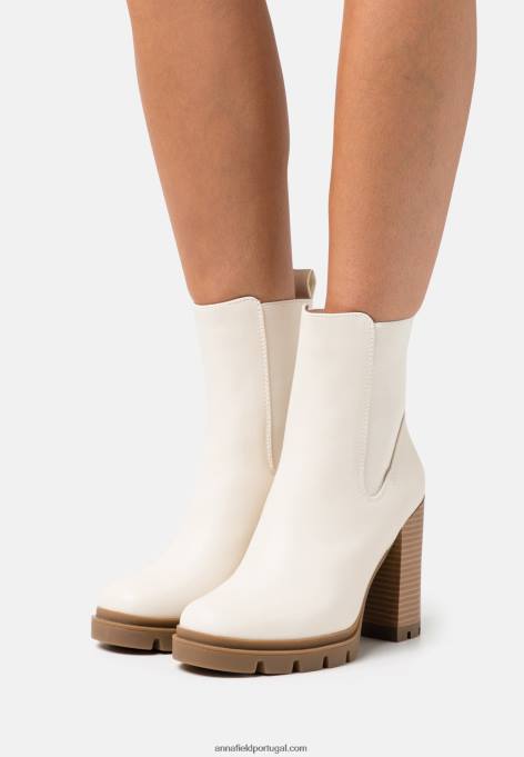 mulheres botins clássicos bege F4BZ0D1949 Anna Field