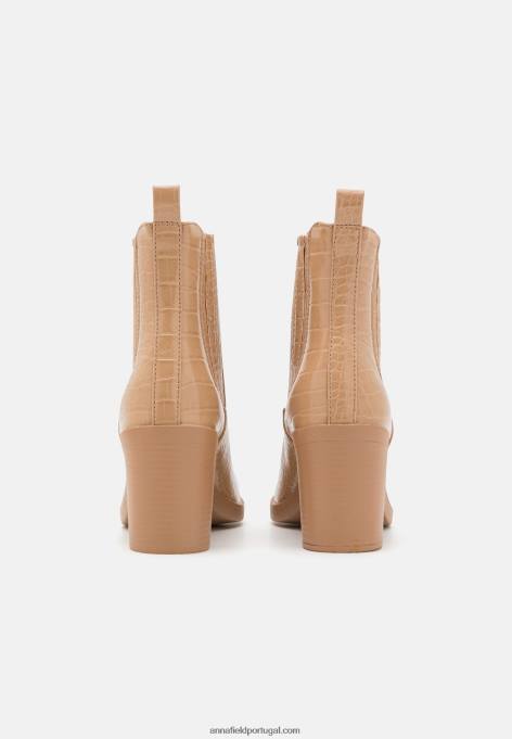 mulheres botins clássicos bege F4BZ0D1951 Anna Field