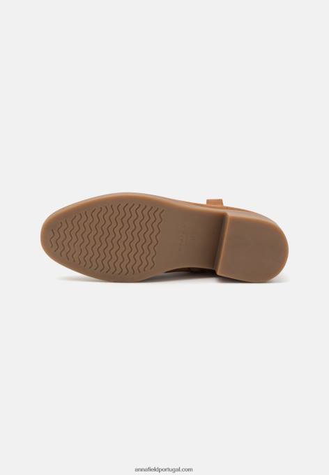 mulheres botins clássicos conhaque F4BZ0D1912 Anna Field