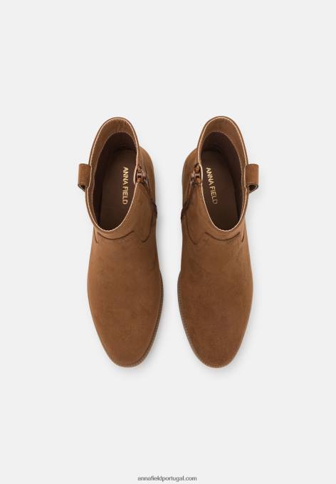 mulheres botins clássicos conhaque F4BZ0D1912 Anna Field