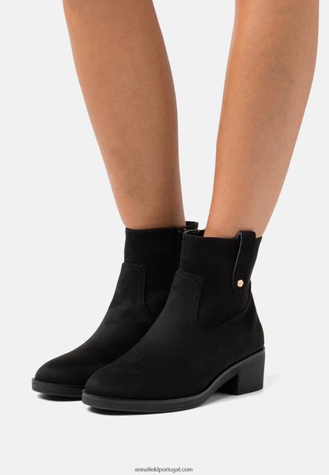 mulheres botins clássicos pretos F4BZ0D1896 Anna Field