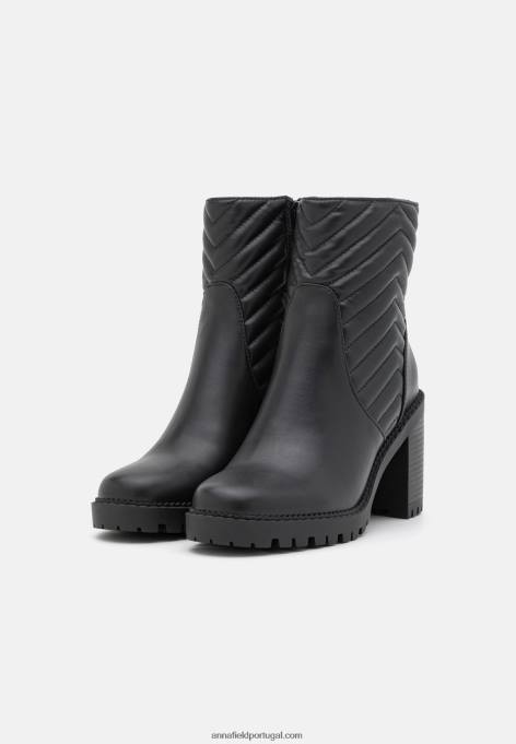 mulheres botins clássicos pretos F4BZ0D1909 Anna Field