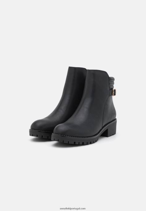 mulheres botins clássicos pretos F4BZ0D1923 Anna Field