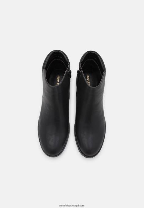 mulheres botins clássicos pretos F4BZ0D1923 Anna Field