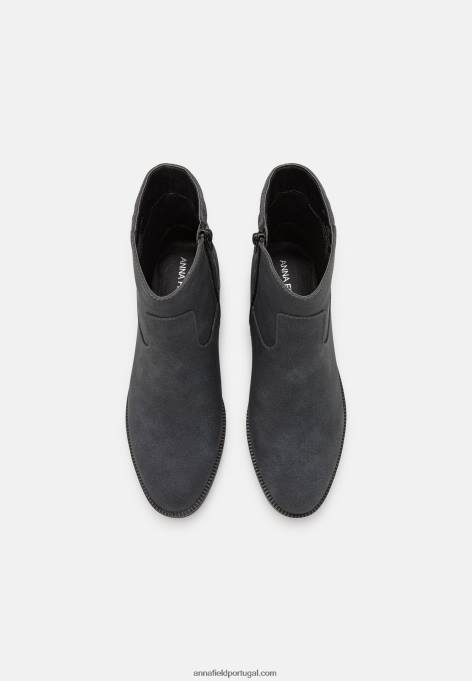 mulheres botins clássicos pretos F4BZ0D1954 Anna Field