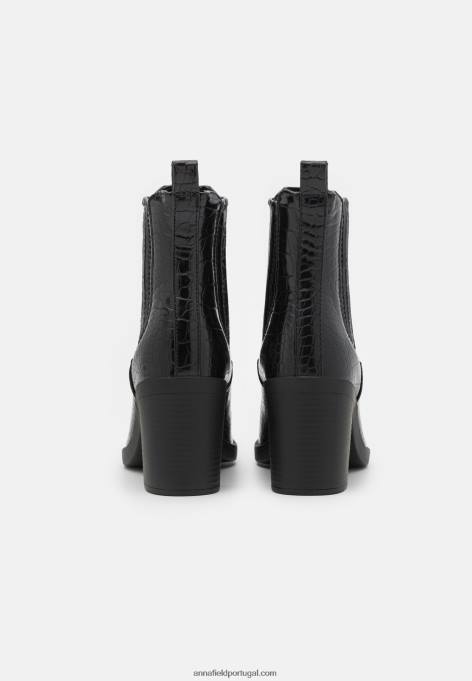 mulheres botins clássicos pretos F4BZ0D1970 Anna Field
