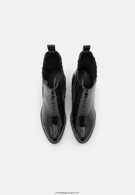 mulheres botins clássicos pretos F4BZ0D1970 Anna Field