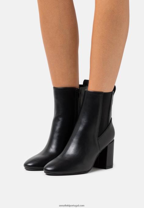 mulheres botins clássicos pretos F4BZ0D1983 Anna Field