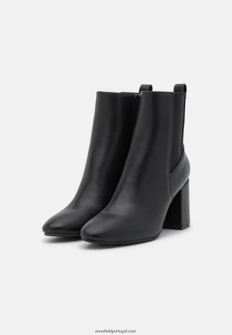 mulheres botins clássicos pretos F4BZ0D1983 Anna Field