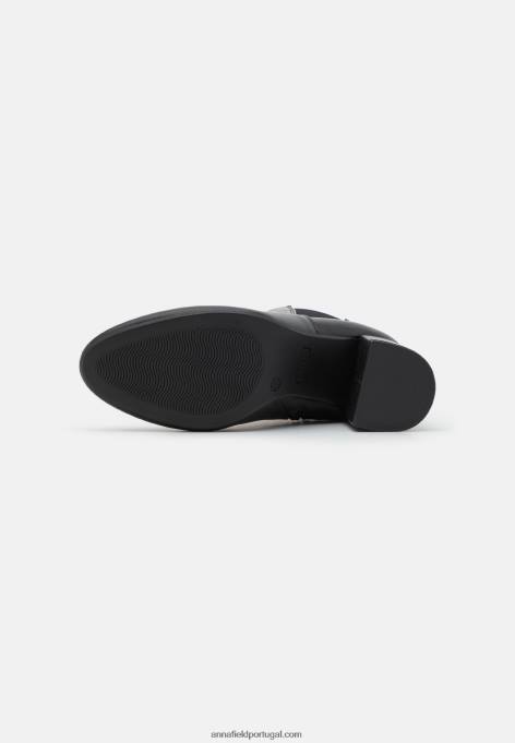 mulheres botins clássicos pretos F4BZ0D1983 Anna Field