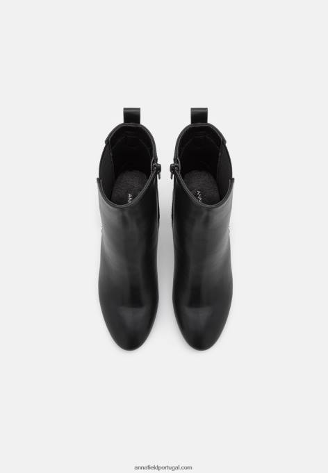 mulheres botins clássicos pretos F4BZ0D1983 Anna Field