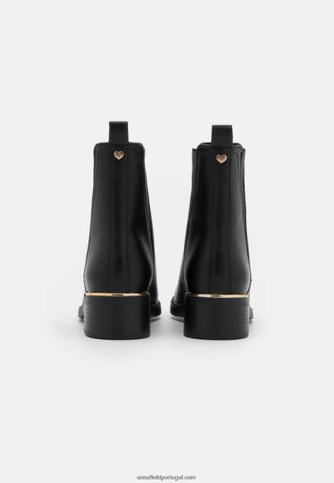 mulheres botins clássicos pretos F4BZ0D2006 Anna Field