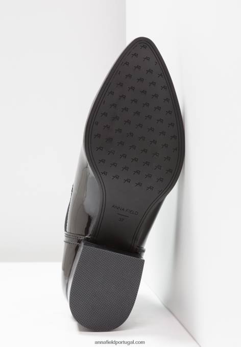 mulheres botins clássicos pretos F4BZ0D2007 Anna Field