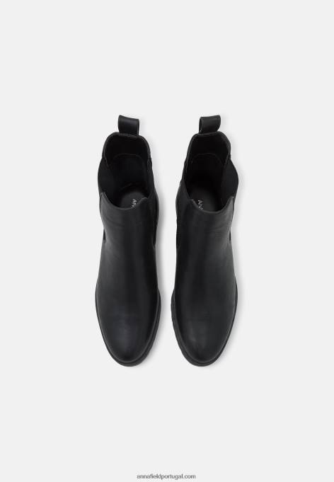 mulheres botins clássicos pretos F4BZ0D2009 Anna Field