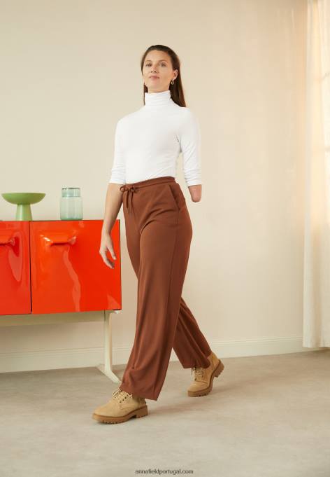 mulheres botins com cadarço bege F4BZ0D2028 Anna Field