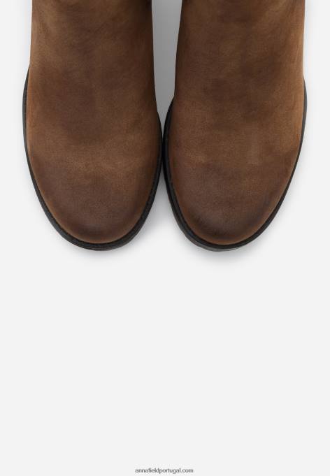 mulheres botins conhaque F4BZ0D1940 Anna Field