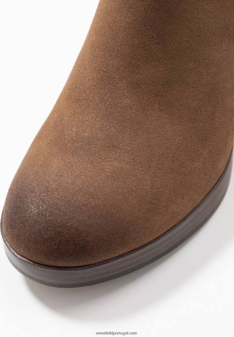 mulheres botins conhaque F4BZ0D1991 Anna Field