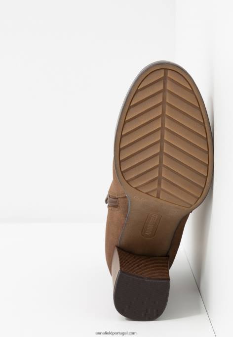 mulheres botins conhaque F4BZ0D1991 Anna Field