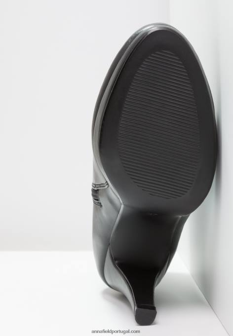 mulheres botins de salto alto preto F4BZ0D1918 Anna Field