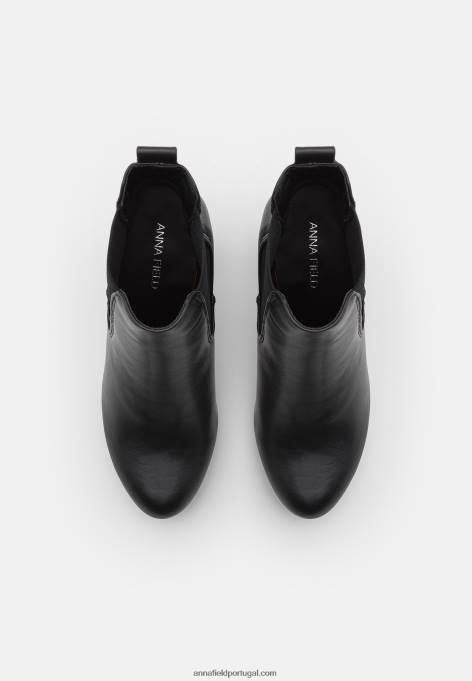 mulheres botins de salto alto preto F4BZ0D2054 Anna Field